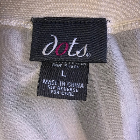 Bandage knit tunic chiffon blouse top formal - Picture 4 of 5